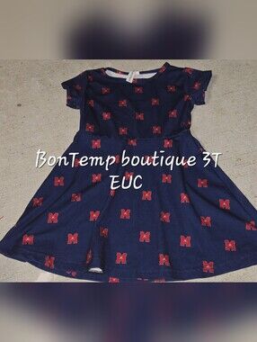 Girls' Navy Blue Dress Mississippi STATE 3t Dress